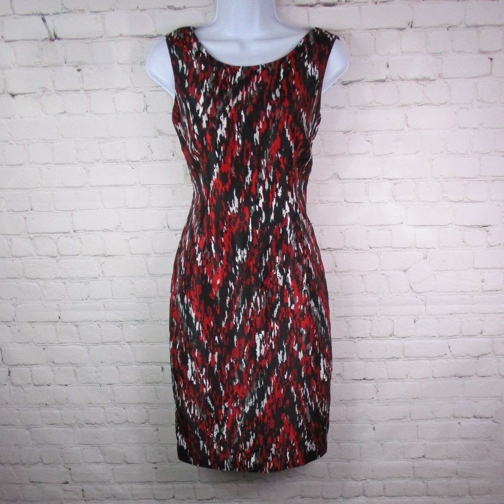 Black Label by Evan-Picone Sleeveless Career Wear Sheath Dress